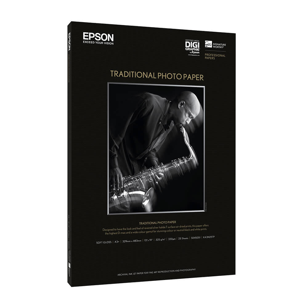 EPSON A2 EPSON Traditional  Photo Paper 325g, 25 sheets