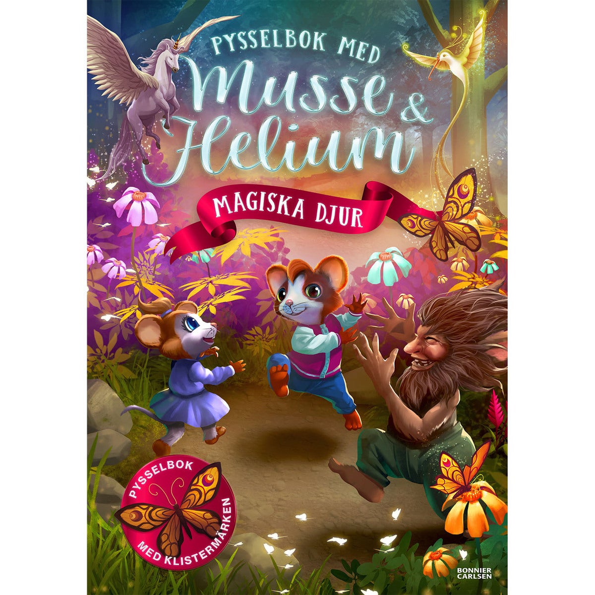 Pysselbok med Musse & Helium. Magiska djur