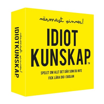 Peli Idiotkunskap - Närmast Vinner (SE)