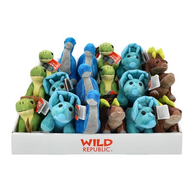 Plys Pocketkins Dino 18stk (Assorteret)