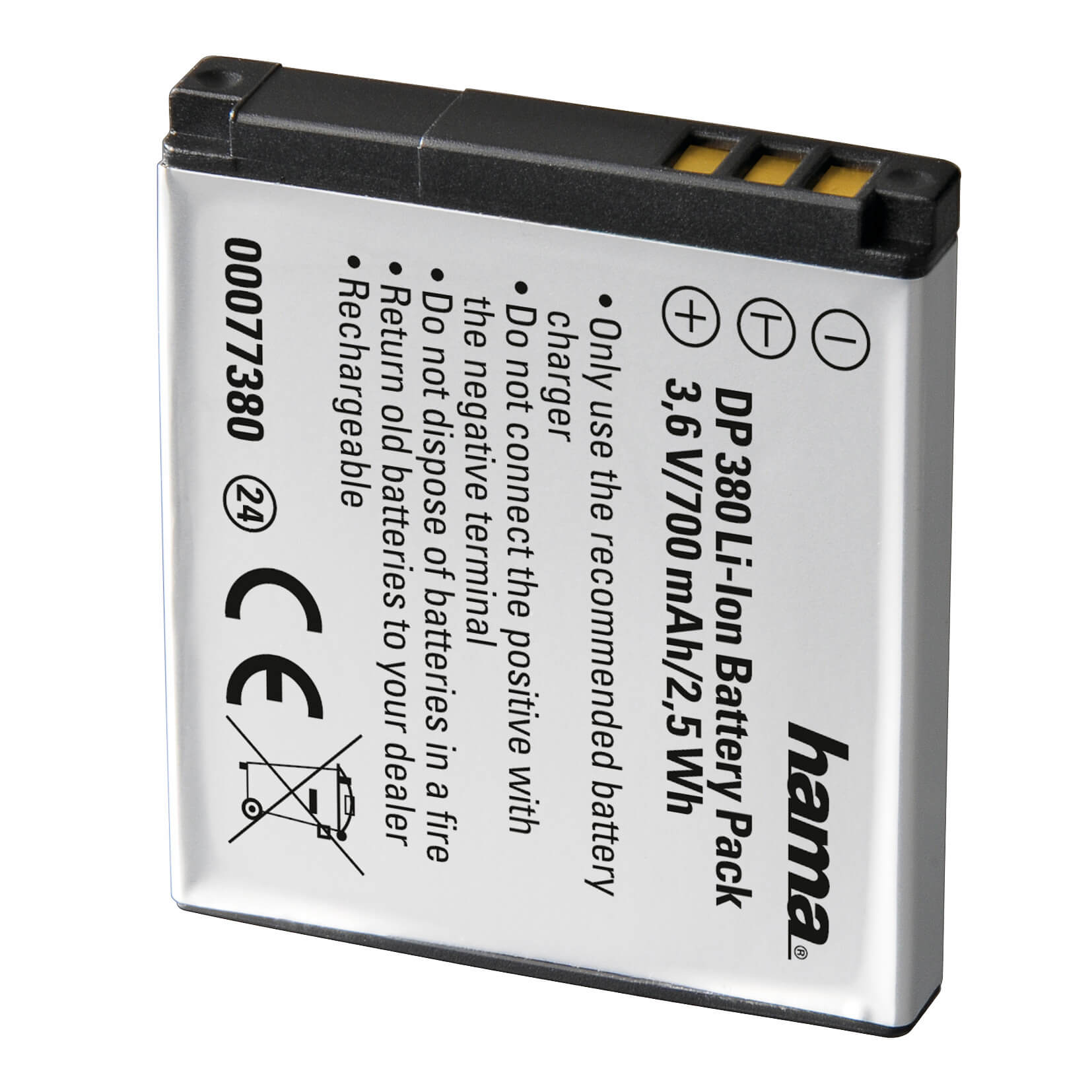HAMA DP 380 Li-Ion Battery for Can on NB-8L