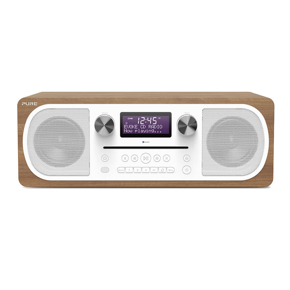 PURE FM/DAB/DAB+ Evoke C-D6 BT Valnöt