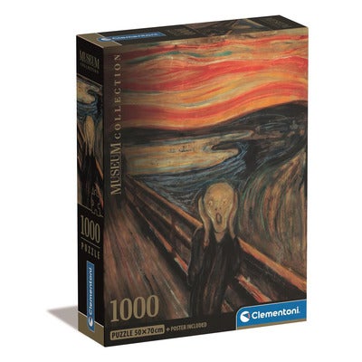 Puslespill 1000 Pcs CB Museum Munch "The Scream"