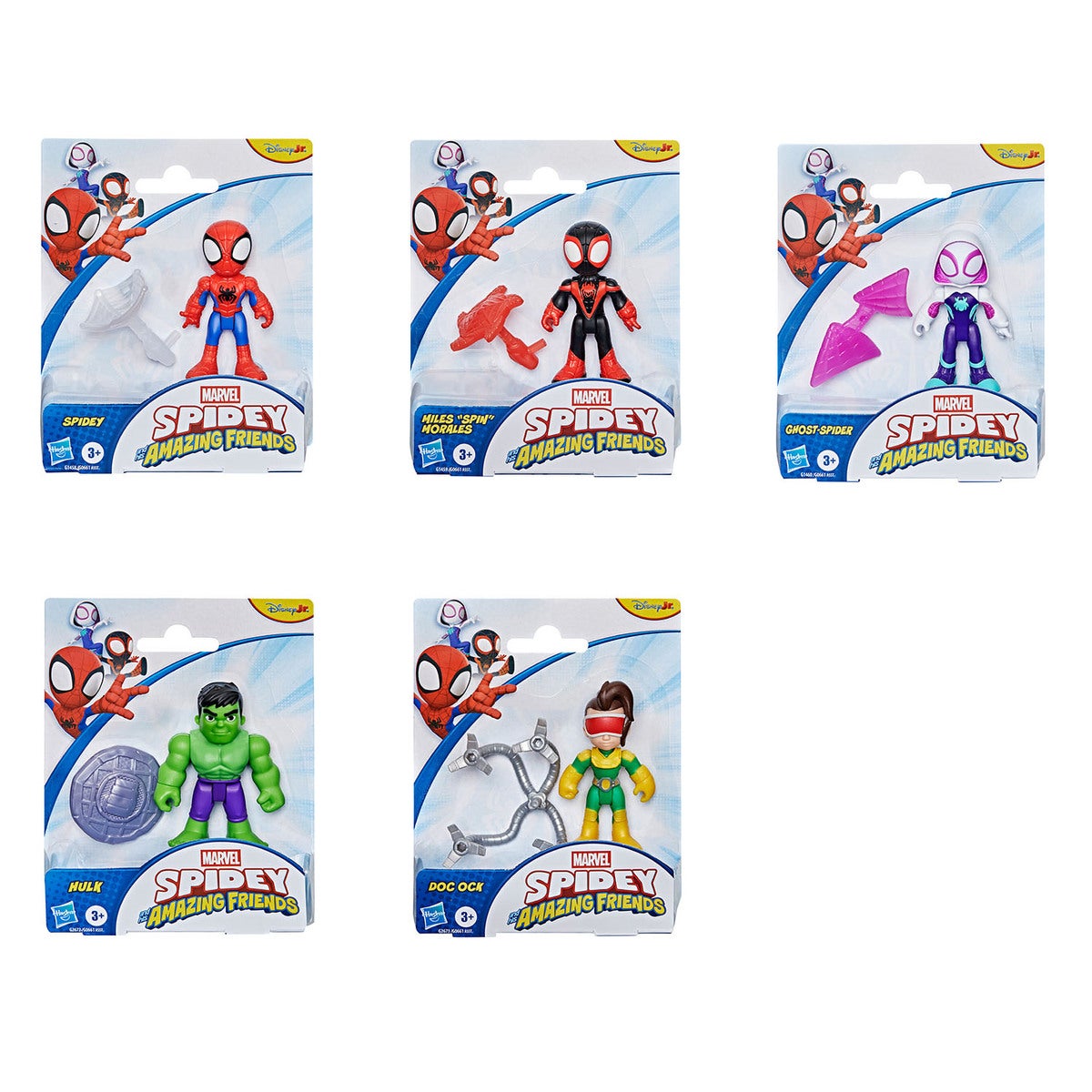 MARVEL SM and AF 3In Figures w/ Accy -Asst