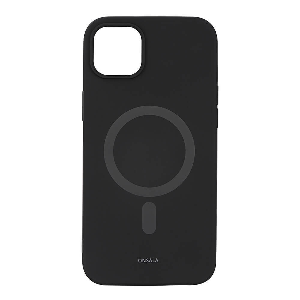 Phone Case Silicone MagSeries Black - iPhone 14 Plus 