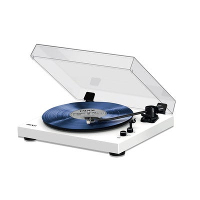 Vinyl Record Player Analog 5 Stereo White