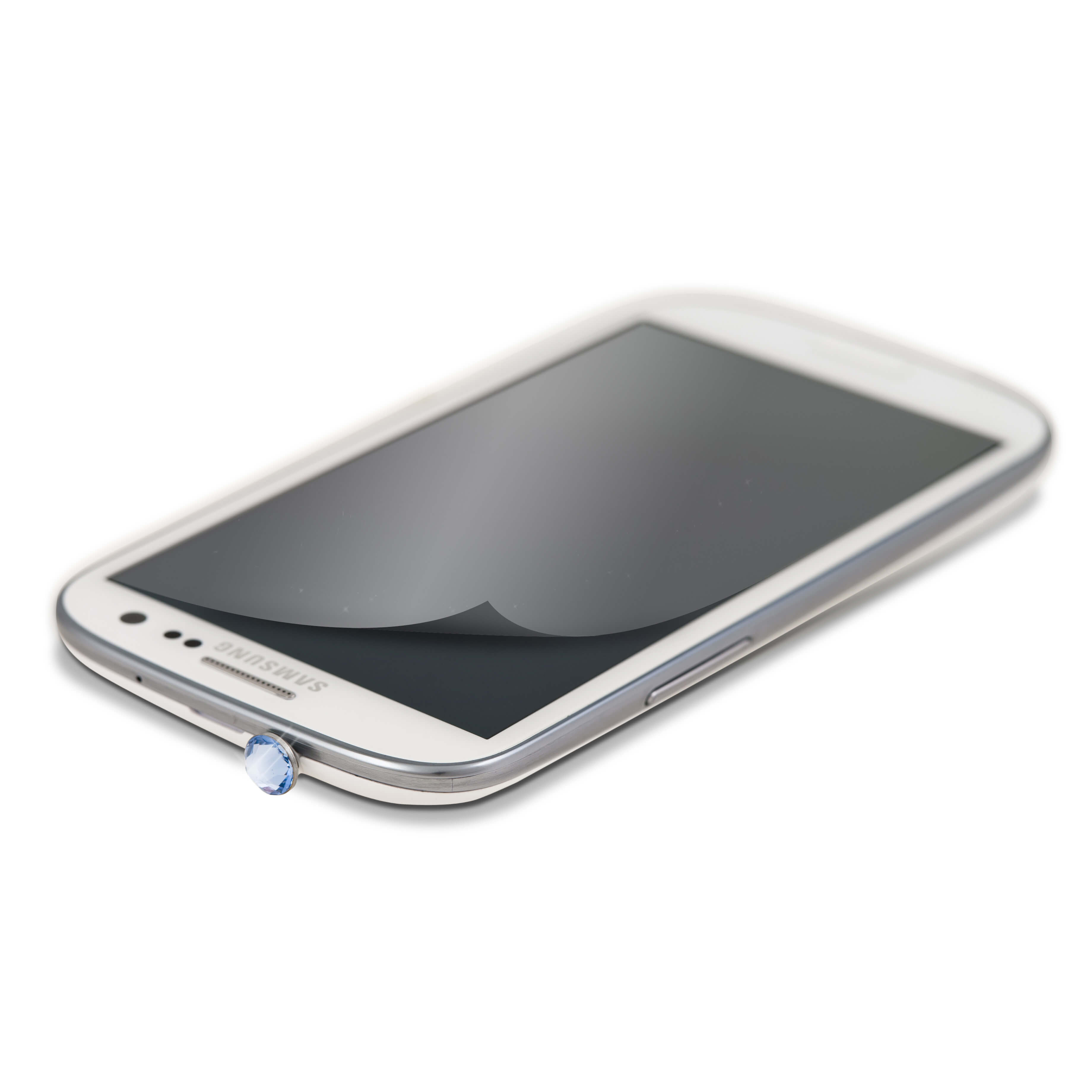Crystal Pin for Samsung Galax y S III, blue