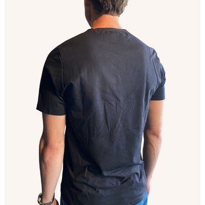 T-paita Miehet Alignment Puuvilla Musta XL