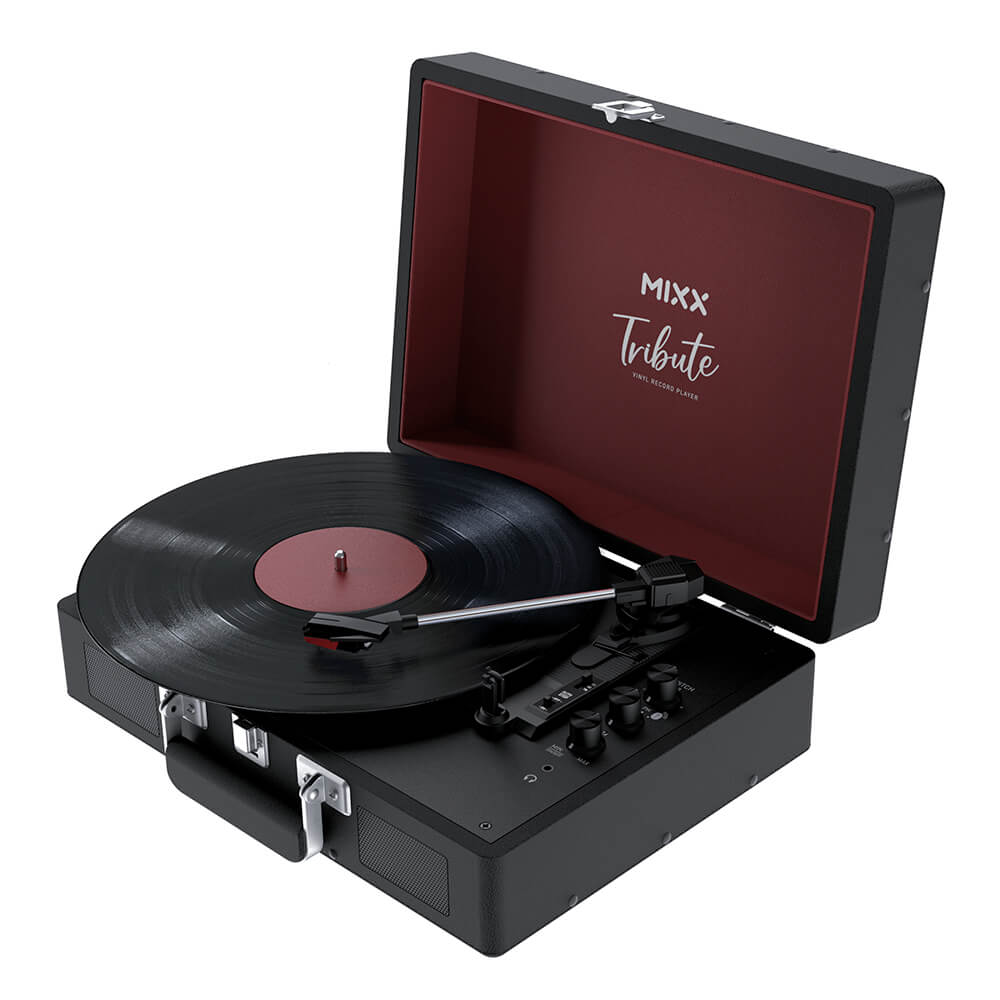 Vinyl Record Player Tribute Stereo Black