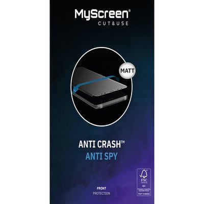 Screen Protector AntiCRASH Privacy Filter Matte 6.5” 10-pack - Dry Application