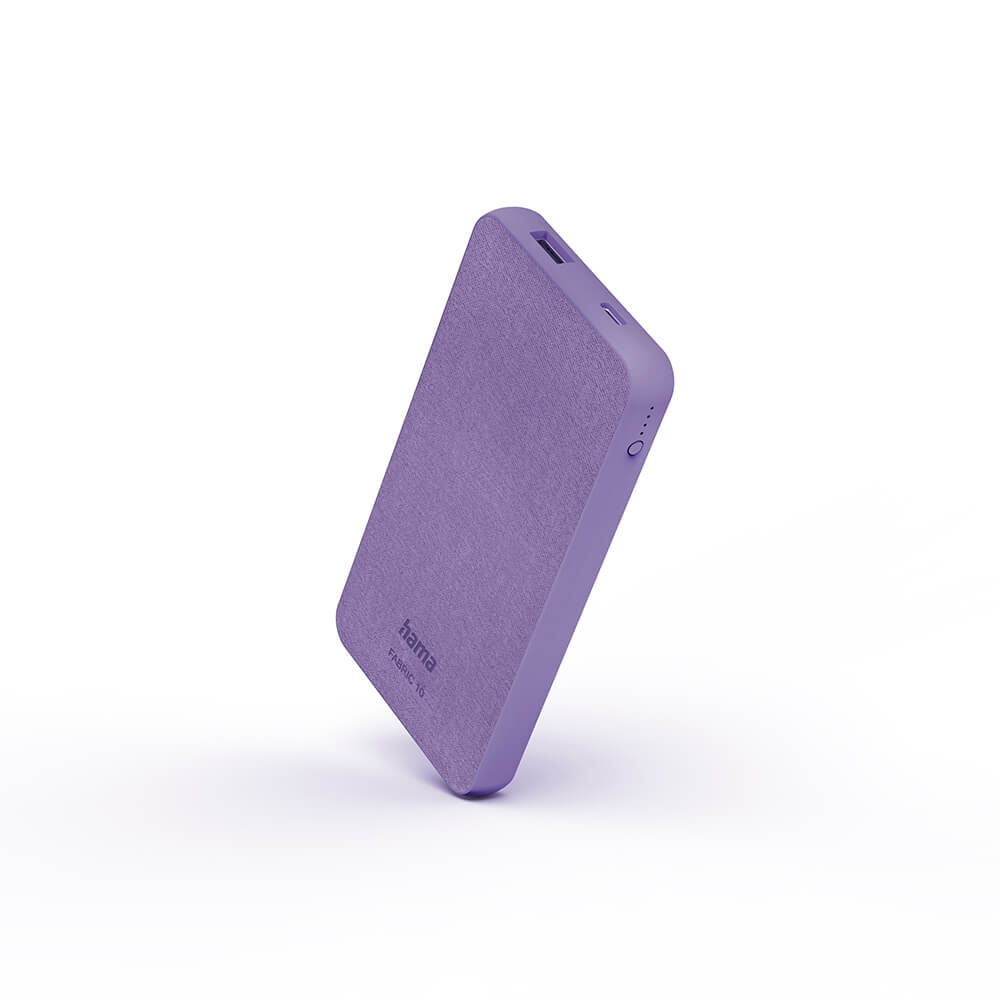 Powerbank Fabric 10000mAh Purple