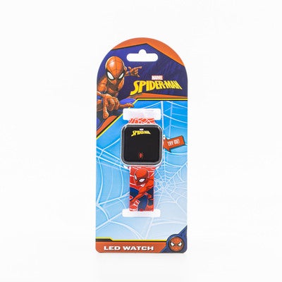 Klokke LED Spiderman