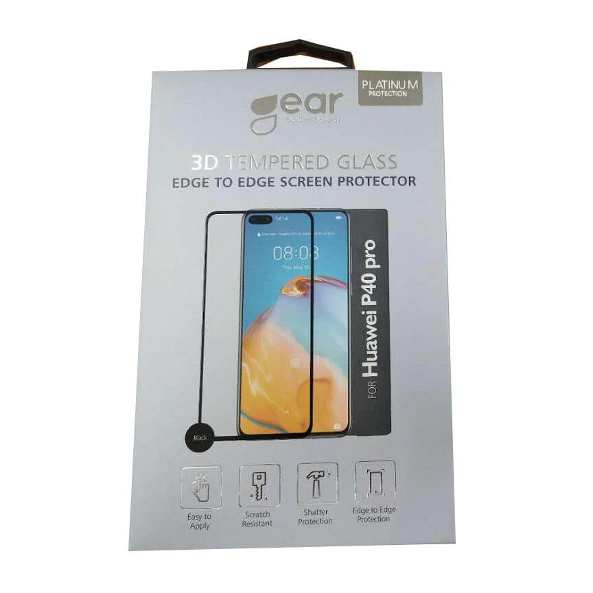 Glas Prot. 2,5D Full Cover Huawei P40 Pro