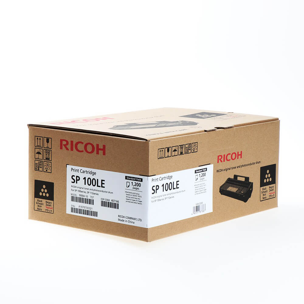 Toner 407166 SP 100LE Svart