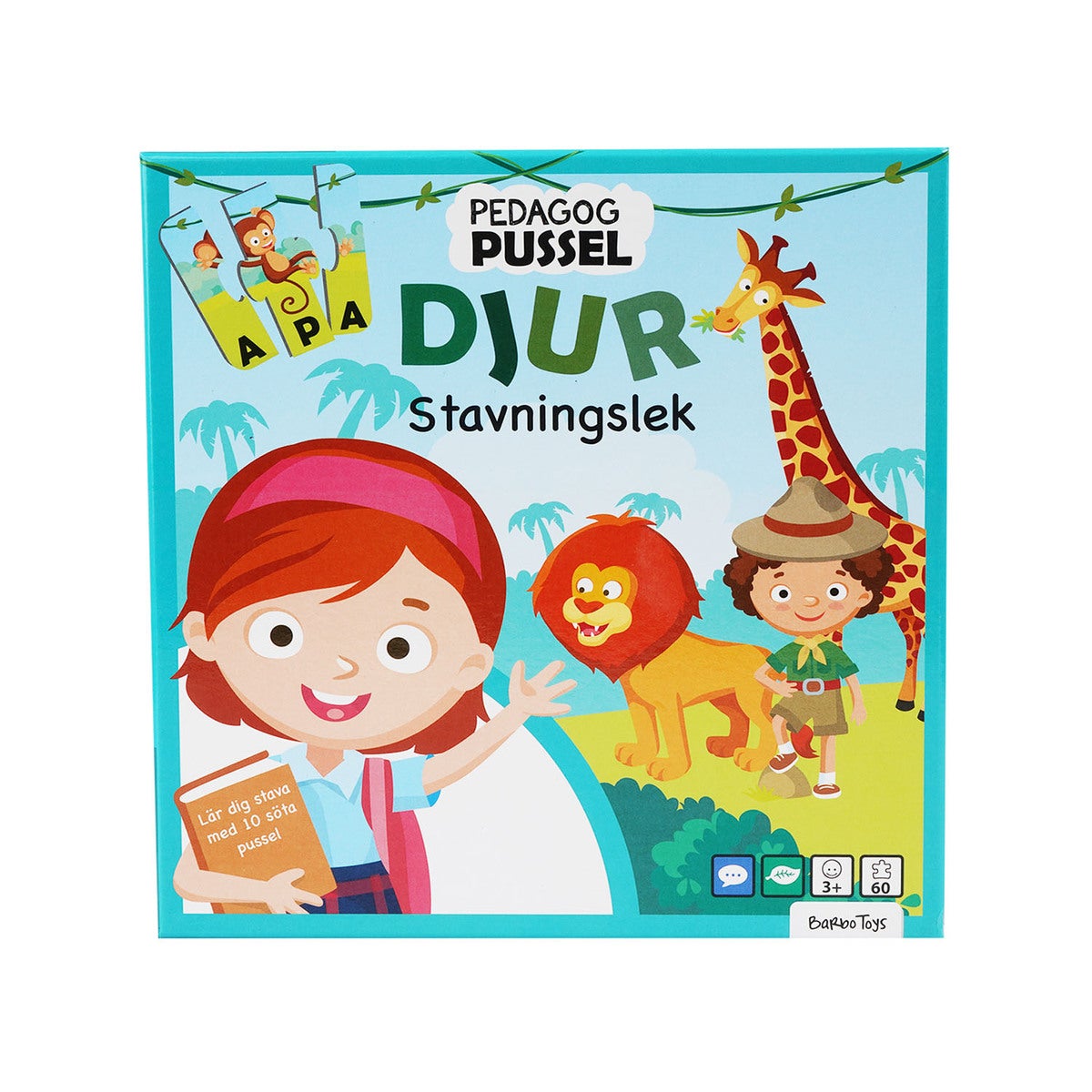 Classic Pedagog Pussel Djur Stavningslek (SE)