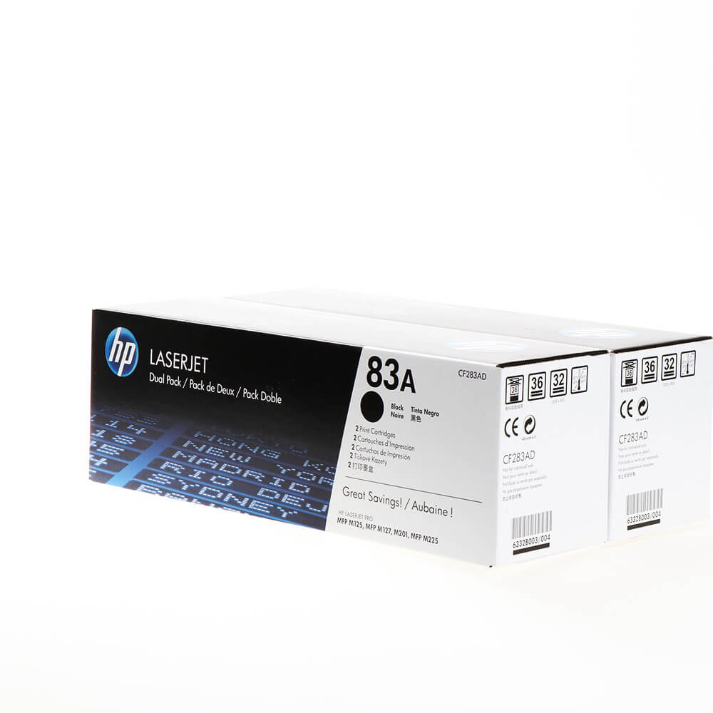 Toner CF283AD 83A Svart 2-pack