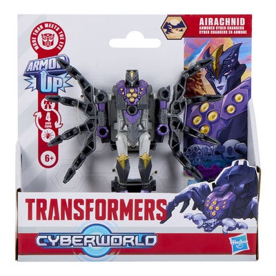 TRA Cyberworld 4in Armored Cyber change Airachnid Classic