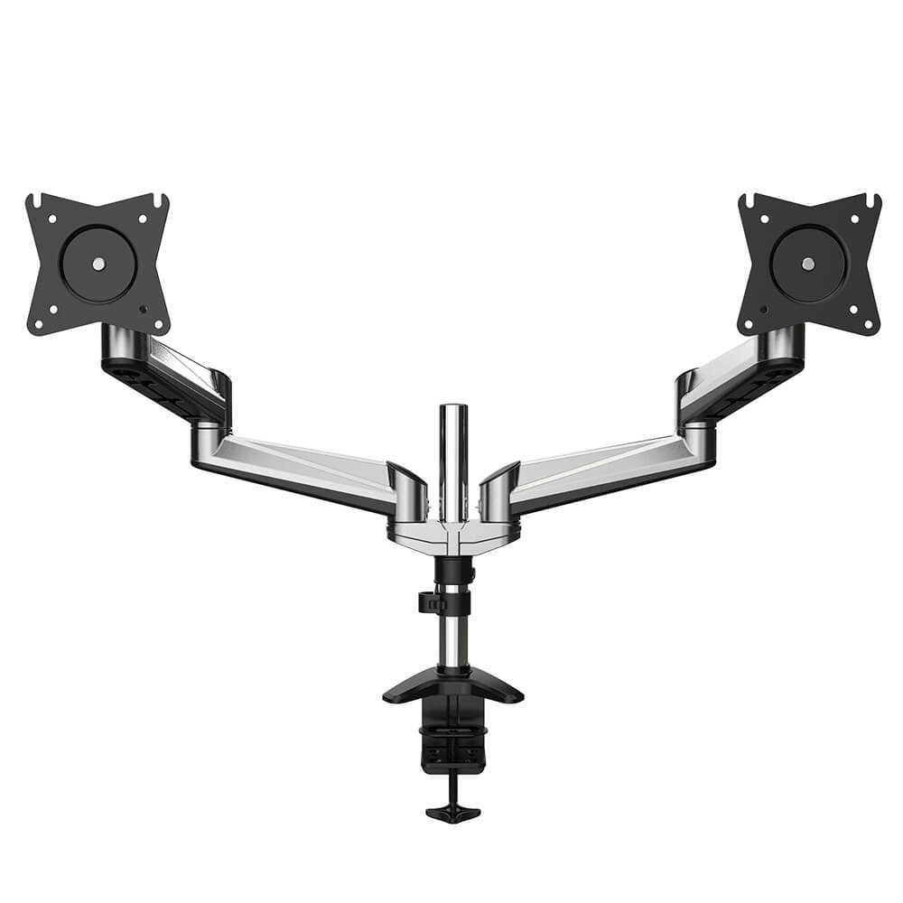 Monitorbeslag Duo Aluminium Gas