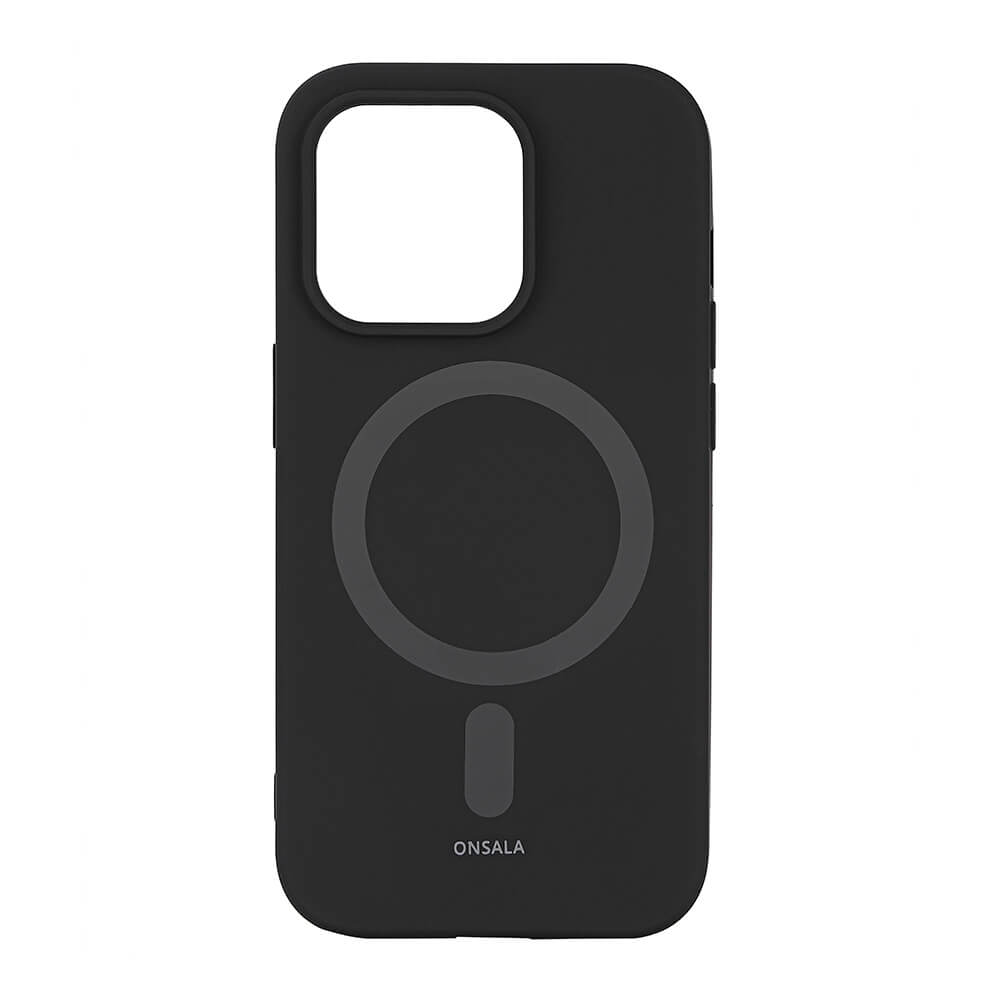 Mobilskal Silikon MagSeries Black - iPhone 14 Pro 