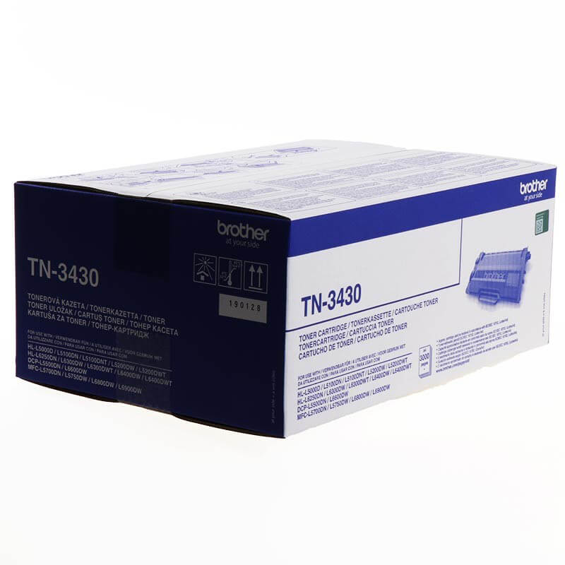 Toner TN3430 TN-3430 Svart