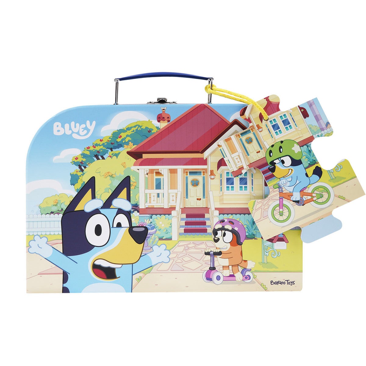 BLUEY Suitcase with puzzle