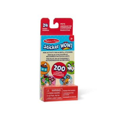 Sticker Wow! Mini Activity Pad & Refill Stickers : Pets