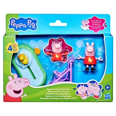 PEPPA PIG 3in Playset Peppa and Evies Park Fun