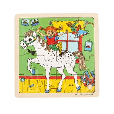 Palapeli 16 Pcs Peppi Pitkätossu - Square Horse