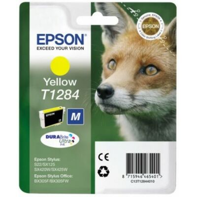 EPSON Ink C13T12844012 T1284 Yellow Fox