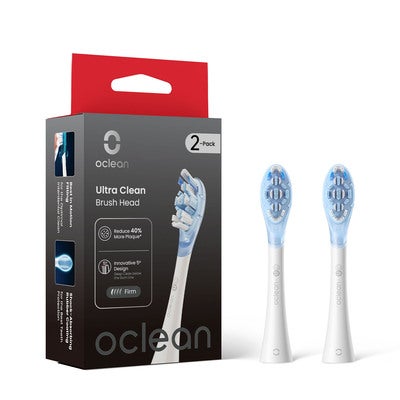 Børstehode Ultra Clean 2-Pakk Hvit