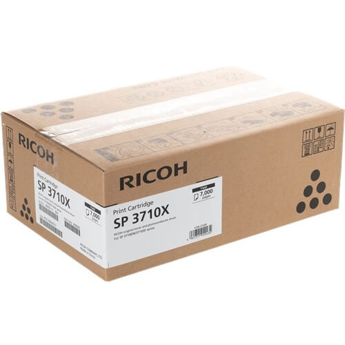 Toner 408285 SP 3710X Svart