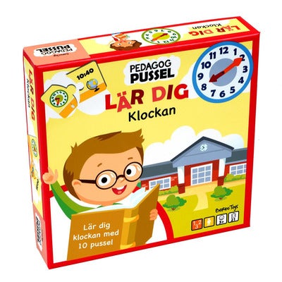 Puslespill Classic Pedagog Pussel Lär Dig Klockan (SE)