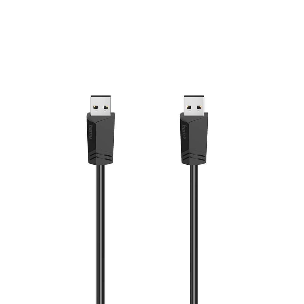 Cable USB A-A Black 1.5m
