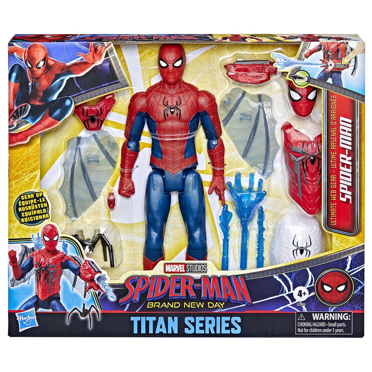 MARVEL Spider-Man BND 12in Web-Tech Spider-Man and Accy