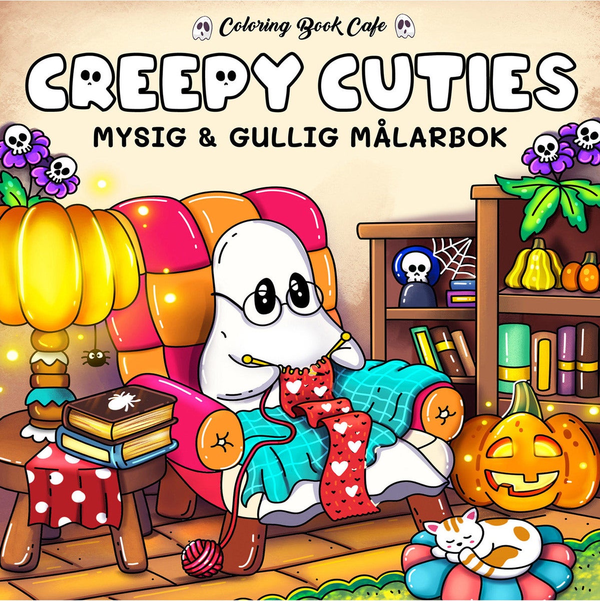 Målarbok: Cozy Creepy Cuties
