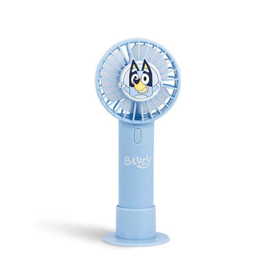 BLUEY Mini Fan Handheld with 3D Cartoon Character
