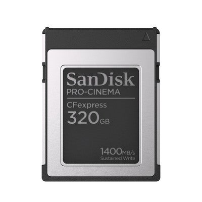 Pro-Cinema CFexpress 1700MB/s 1500MB/s 320GB