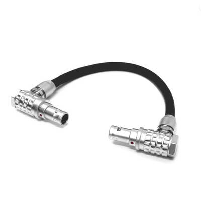 Dual Right Angle 2-Pin Lemo Cable 11cm