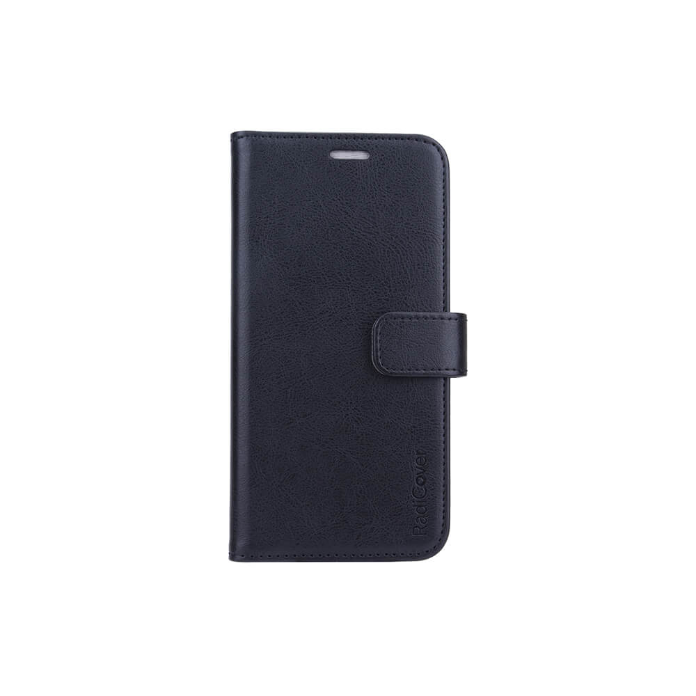 Anti Radiation Mobile Case PU Leather Samsung S22 Flipcover Black