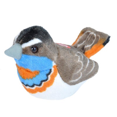 Gosedjur Bird With Sound 18 cm Blåärla