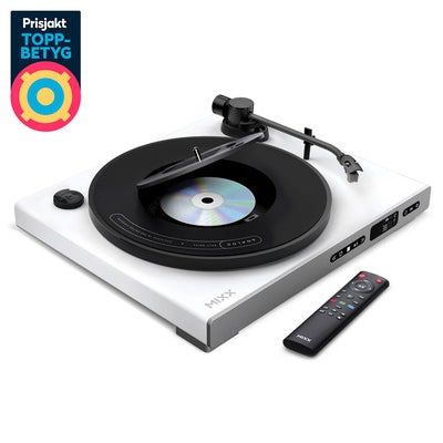 Vinyl- och CD-Spelare Analog Plus 2-in-1 Vit