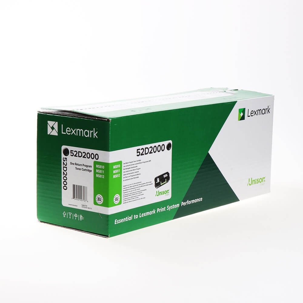 Toner 52D2000 Musta, Return