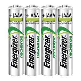 ENERGIZER Batteries AAA/LR03 Rechargeable Ni-Mh 500mAh 4-pack