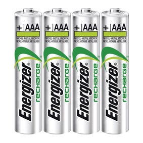 ENERGIZER Batteries AAA/LR03 Rechargeable Ni-Mh 500mAh 4-pack