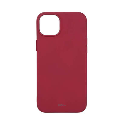 Mobilskal Silikon MagSeries Deep Red - iPhone 15 Plus