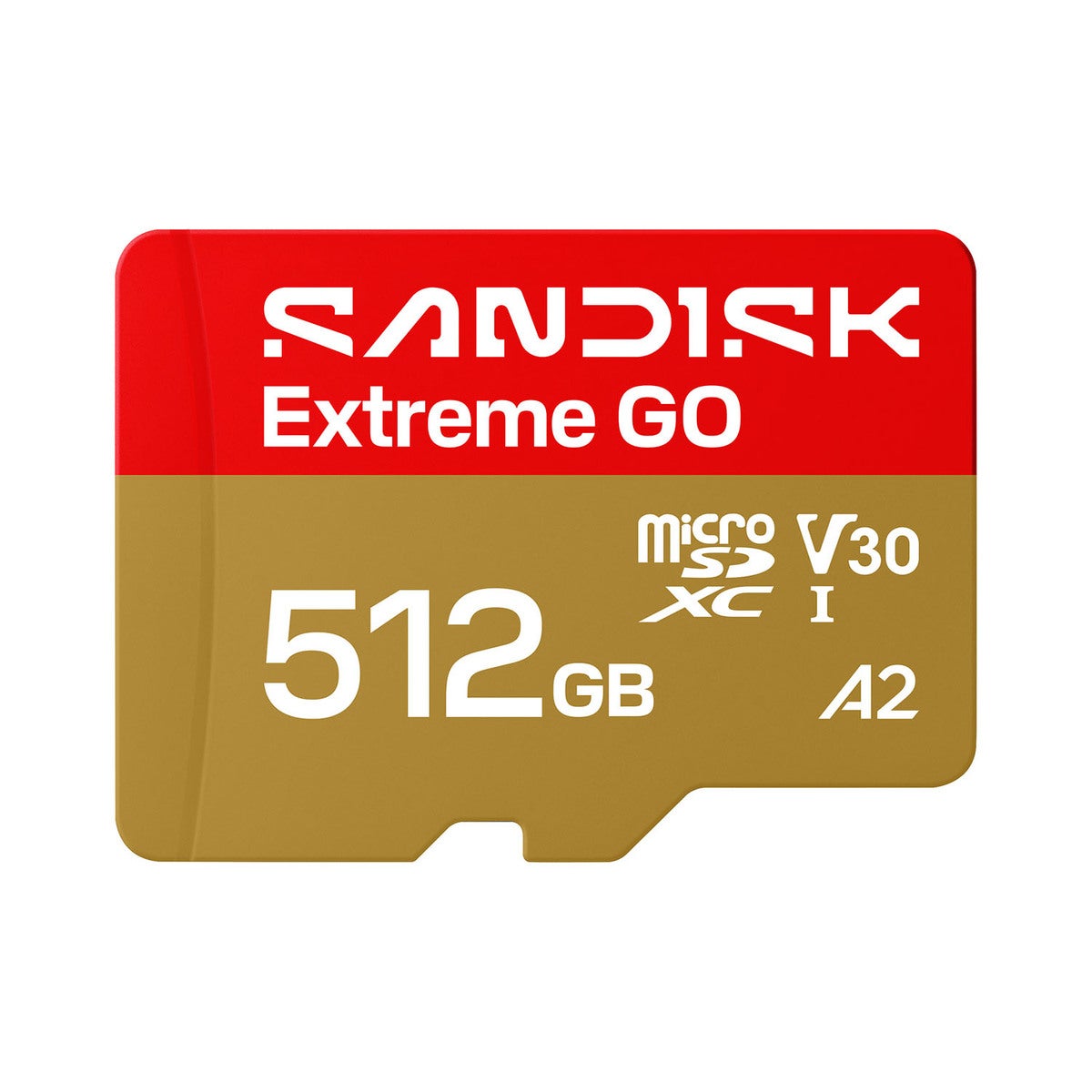MicroSD Extreme GO 512GB 240/160MB/s C10 UHS U3 V30 A1