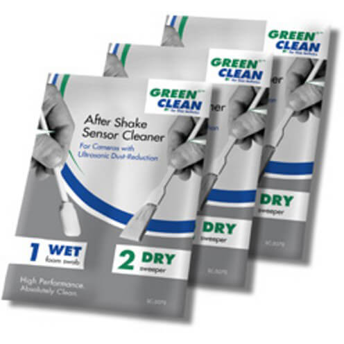 GREEN CLEAN Photo/ Video Cleaning Pad SC- 5070-3, 1xWet/ 2x Dry Wipes, 3