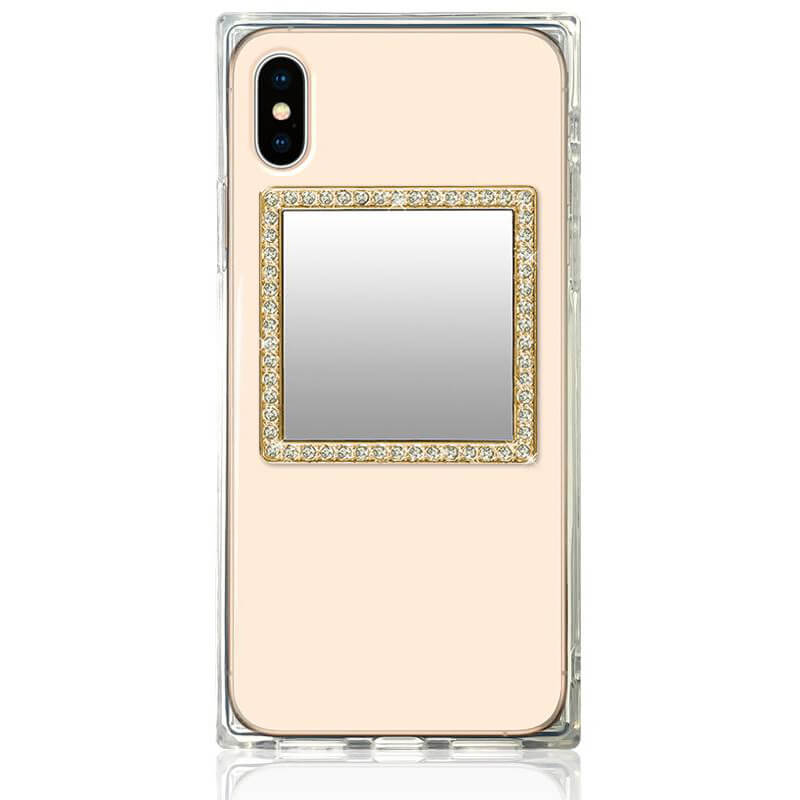 IDECOZ Mirror for Mobilphone Gold Crystals