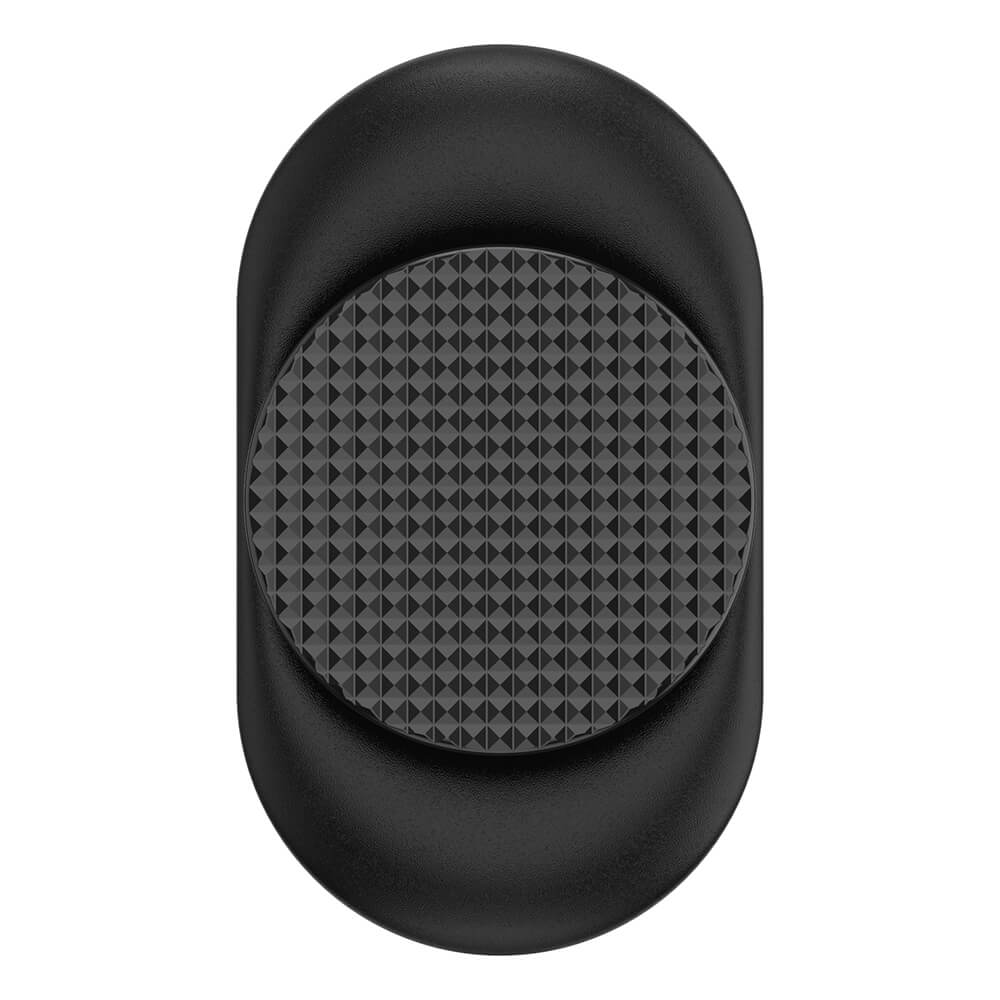 POPSOCKETS Pocketable Knurled Black Removable Grip with Standfunction