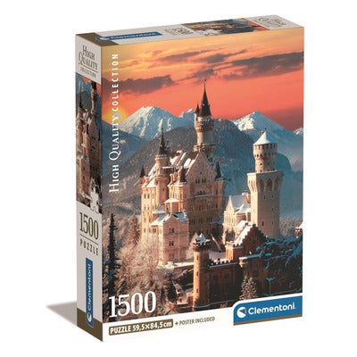 Puslespill 1500 Pcs CB High Quality Collection Neuschwanstein